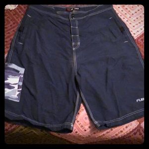 Mens FUBU navy board shorts. Size 36